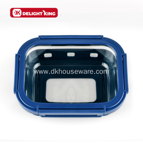 Glass Food Container With Glass Lid